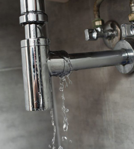 Cheap water leak